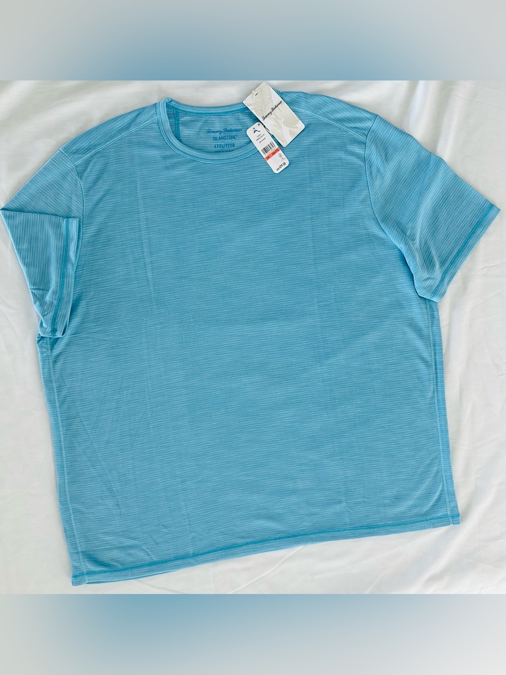 Tommy Bahama Men’s Island Zone PARADISE ISLES TEE T-shirt 3XL XXXL Spa Blue NWT